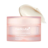 Glass Glow Line Triple Collagen Cream jar with sleek packaging, promoting firming and skin elasticity.