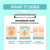Numbuzin No.1 Pantothenic B5 Active Drying Powder in a white container, used as a special treatment for skin care.