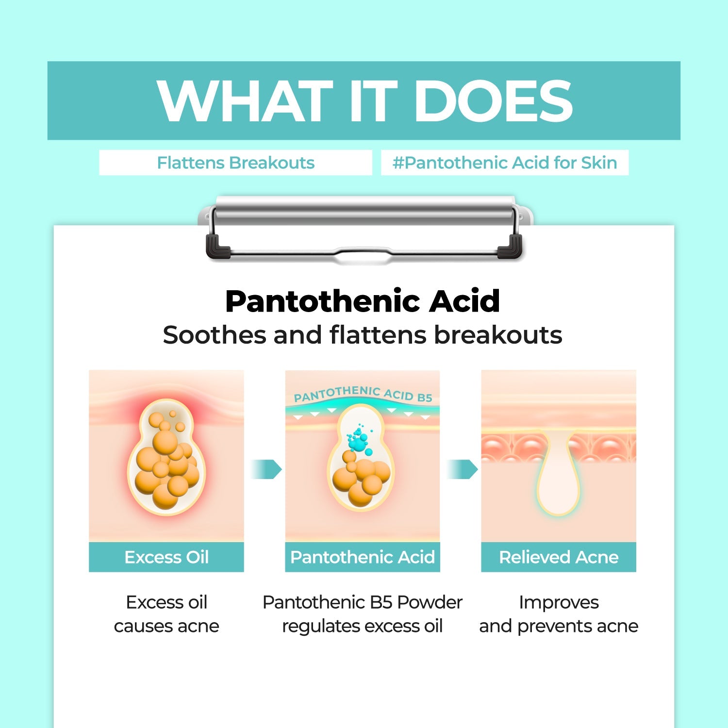 Numbuzin No.1 Pantothenic B5 Active Drying Powder in a white container, used as a special treatment for skin care.