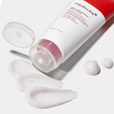 Red Clear Capsule Body Lotion from RED LINE Acne Care by Shopify_ME, showing the sleek red and clear bottle on a white background.