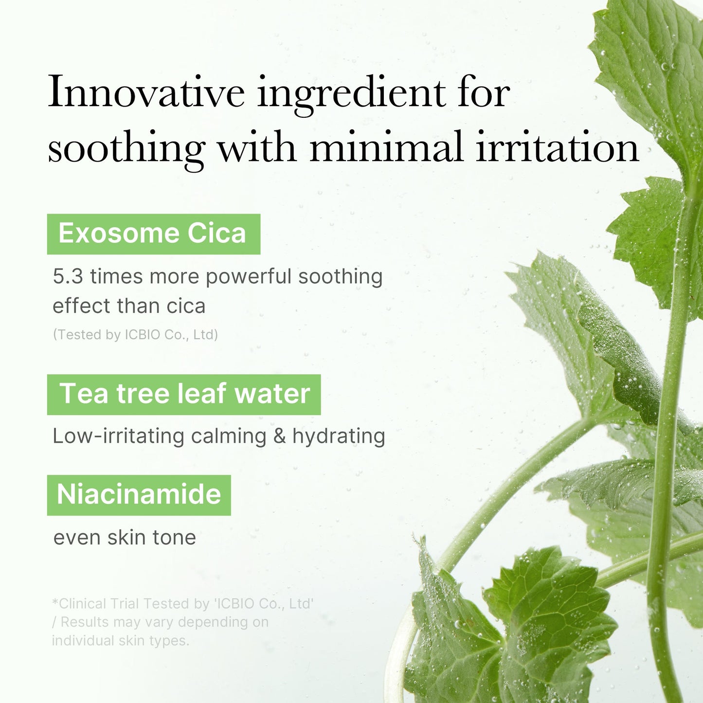 Medicube Exosome Cica Calming Toner Pads for face, soft pads infused with calming and exfoliating ingredients, suitable for sensitive skin.