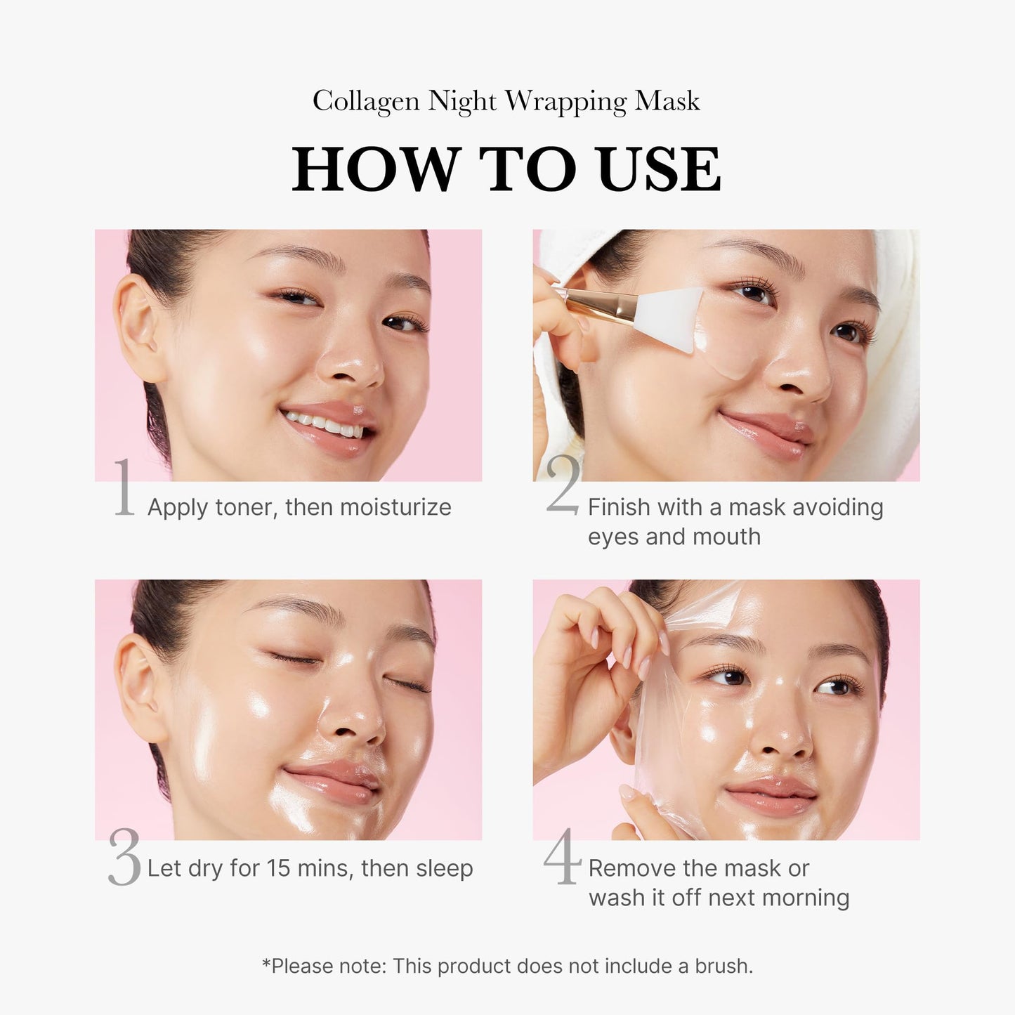 Collagen Night Wrapping Mask - SKINZA