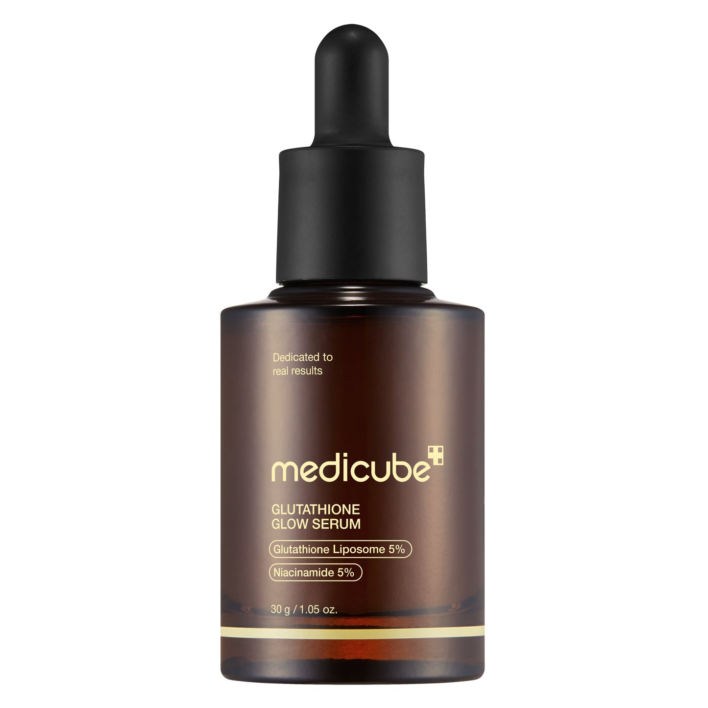 AGE-R Glutathione Glow Serum bottle with dropper, natural skincare product for brightening and skin rejuvenation.