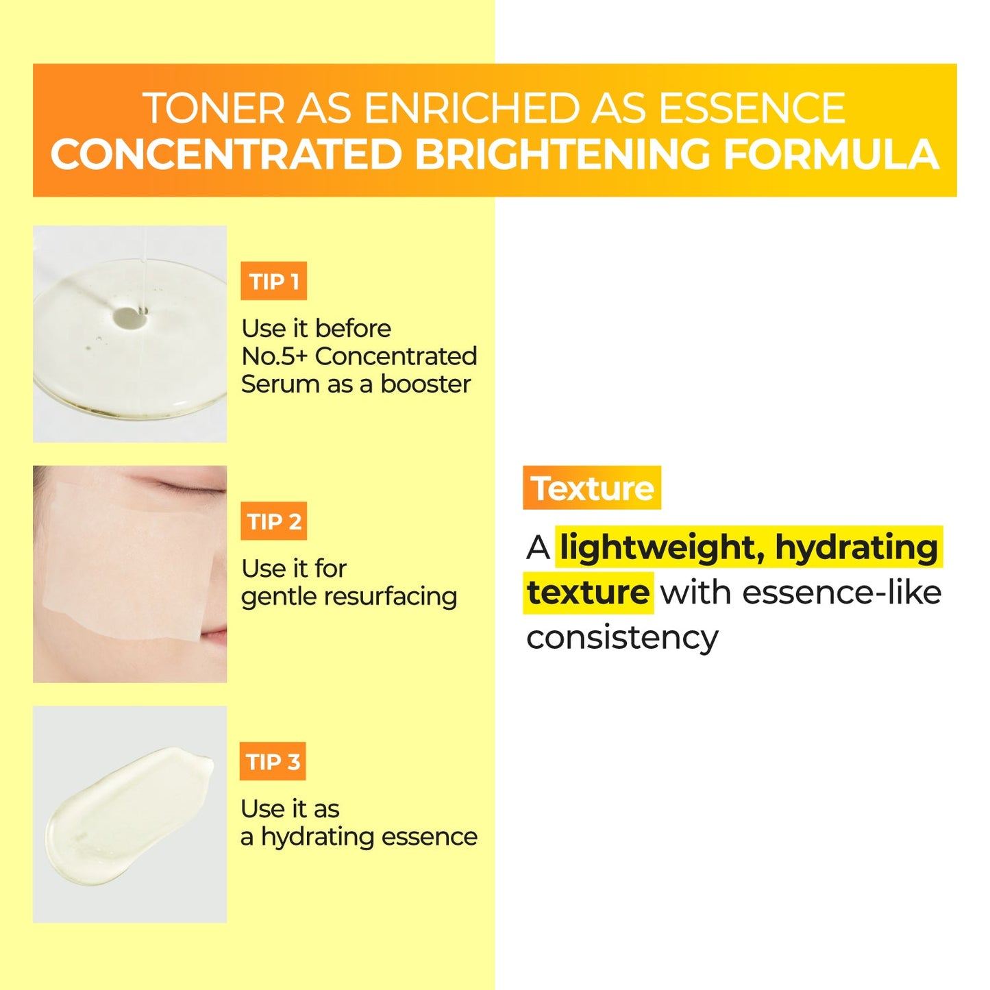Numbuzin No.5 Vitamin Boosting Essential Toner bottle with clear label and pump dispenser, suitable for skincare routines.