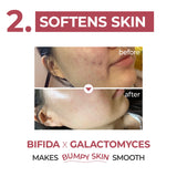 Numbuzin No.3 Skin Softening Serum in a clear glass bottle with dropper for gentle skin hydration and smoothness.