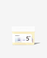 Numbuzin No.5 Vitamin-Niacinamide Toner Pads with textured cotton pads for brightening and skin hydration.
