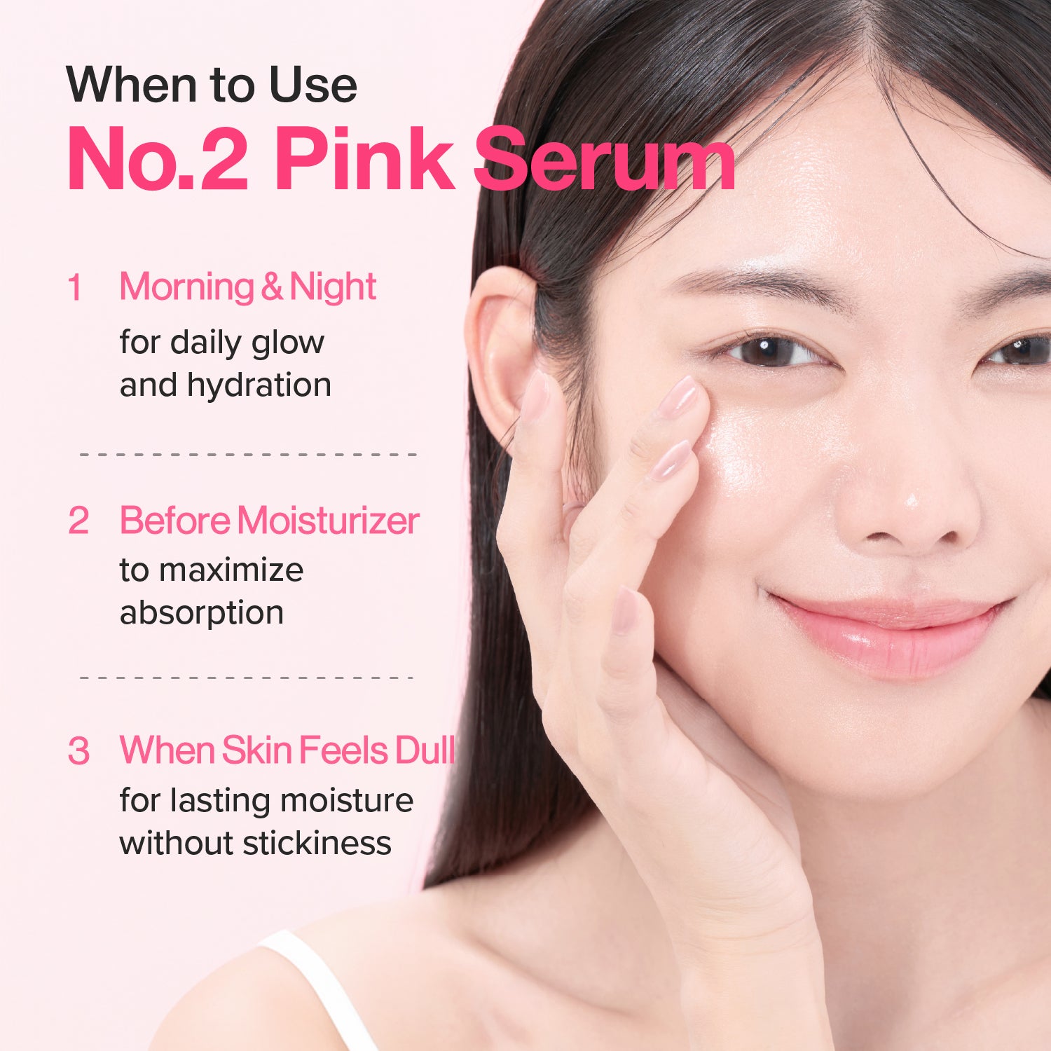 Numbuzin No.2 Rose PDRN Collagen Plumping Serum bottle with rose extract and collagen for skincare.