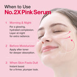 Numbuzin No.2 Rose PDRN Collagen 2X Plumping Serum bottle, showcasing the serum's elegant packaging and rose-themed design.