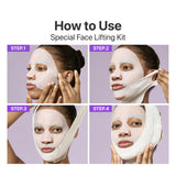 Numbuzin No.9 NAD+ BIO Lifting-sil sheet mask with lifting band, designed to nourish and firm the full face skin.