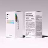 Numbuzin No.5+ Glutathione Vitamin Serum bottle with dropper, clear label, and serum inside, on a neutral background.