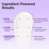 Numbuzin No.9 NAD+ Retinol Volumetox Eye Cream in a sleek jar, specialized eye treatment for reducing puffiness and signs of aging.