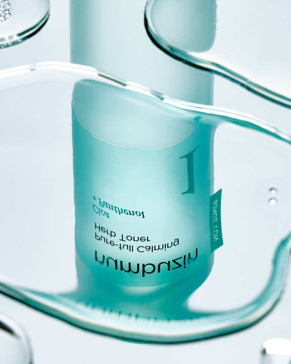 Numbuzin No.1 Pure-Full Calming Herb Toner bottle with label, showcasing its calming herbal skincare formulation.