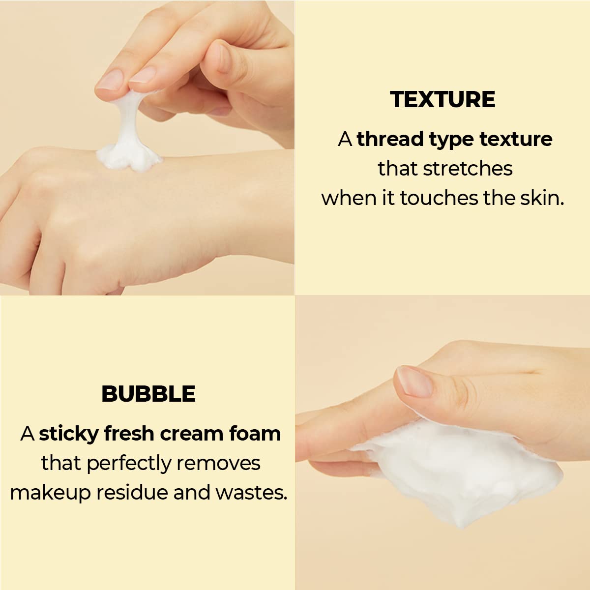 Numbuzin No.2 Deep Clean Fresh Cream Cleansing Foam in a white tube with blue accents, designed for gentle facial cleansing.