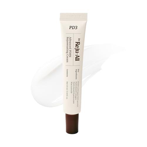 SKINZA Dr.Reju-All Advanced PDRN Rejuvenating Cream in a jar, showcasing the luxurious skincare product with smooth texture