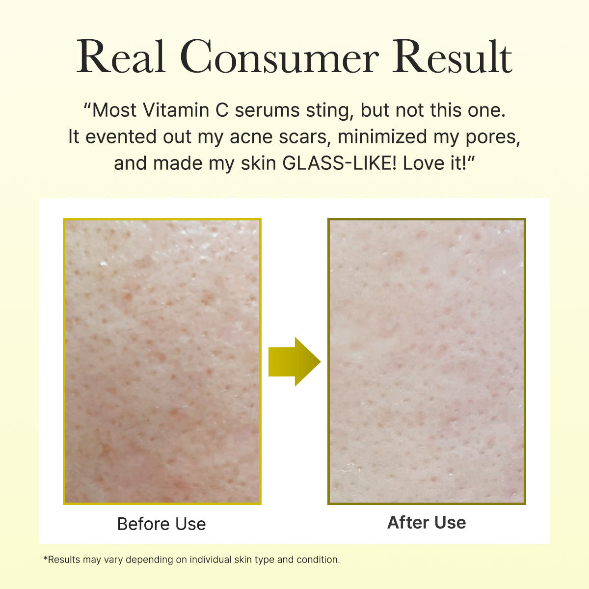 Arencia Vitamin C Booster Shot face care product with a bright orange liquid in a small bottle, designed to boost skin radiance.