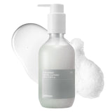 Celimax Dual Barrier Mild Gel Cleanser with Ceramide showing the transparent gel in a clear bottle