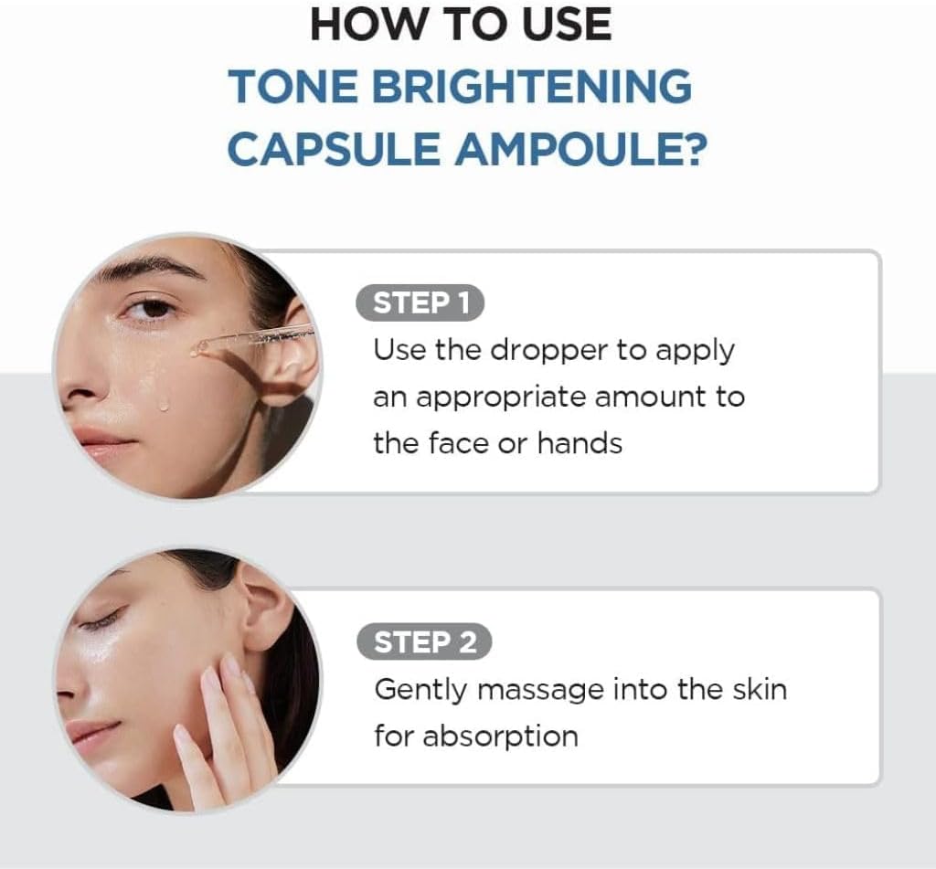 SKINZA Madagascar Centella Tone Brightening Ampoule bottle with label and dropper, skincare product for brightening and soothing.