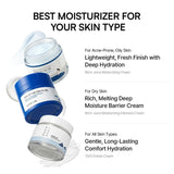 ROUND LAB 1025 Dokdo Cream jar with white lid and label, showcasing the nourishing skincare product for healthy skin.