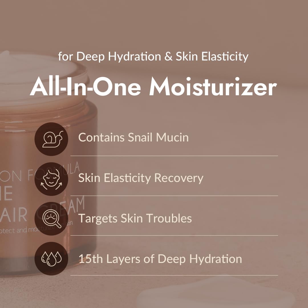 Mizon Snail Repair Cream, Face Moisturizer