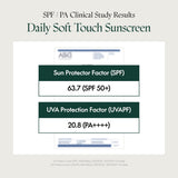 Purito SEOUL Daily Soft Touch Sunscreen bottle with SPF, featuring a sleek white design and pump dispenser.