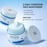 ROUND LAB 1025 Dokdo Cream jar showing smooth, hydrating cream in a white container with a simple label design.