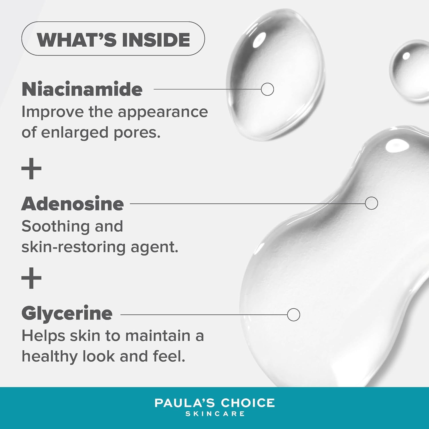 SKINZA Aula’s Choice Skin Balancing Pore-Reducing Toner in a clear bottle with a white cap, showing the product label.