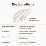 Dr.Reju-All Advanced LC-Ceramide Barrier Cream jar, creamy skincare product with a white and blue label visible.