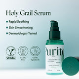 Purito Centella Unscented Serum in a clear dropper bottle, designed for soothing skin care with natural ingredients from Seoul.