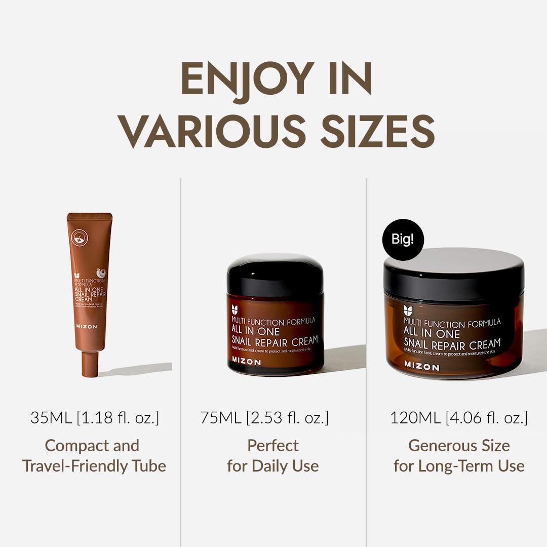 Mizon Snail Repair Cream, Face Moisturizer