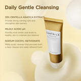 Skin1004 Madagascar Centella Ampoule Foam in 125ml bottle, gentle skincare cleanser with centella extract for soothing skin.