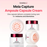 CENTELLIAN 24 Madeca Mela Capture Ampoule Capsule Cream jar showing the cream's packaging and labeling.