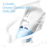 ROUND LAB 1025 Dokdo Cleanser bottle, 150ml, with white pump dispenser and minimalist label, designed for gentle facial cleansing.