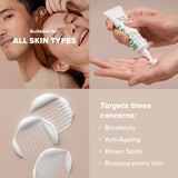 SKINZA Paula's Choice 10% Azelaic Acid Booster in a small dropper bottle, designed for skincare and brightening.