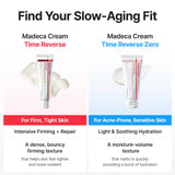 Centellian 24 Madeca Cream Time Reverse jar, 50 ml, with cream visible in a sleek container, emphasizing soothing skincare ingredients.