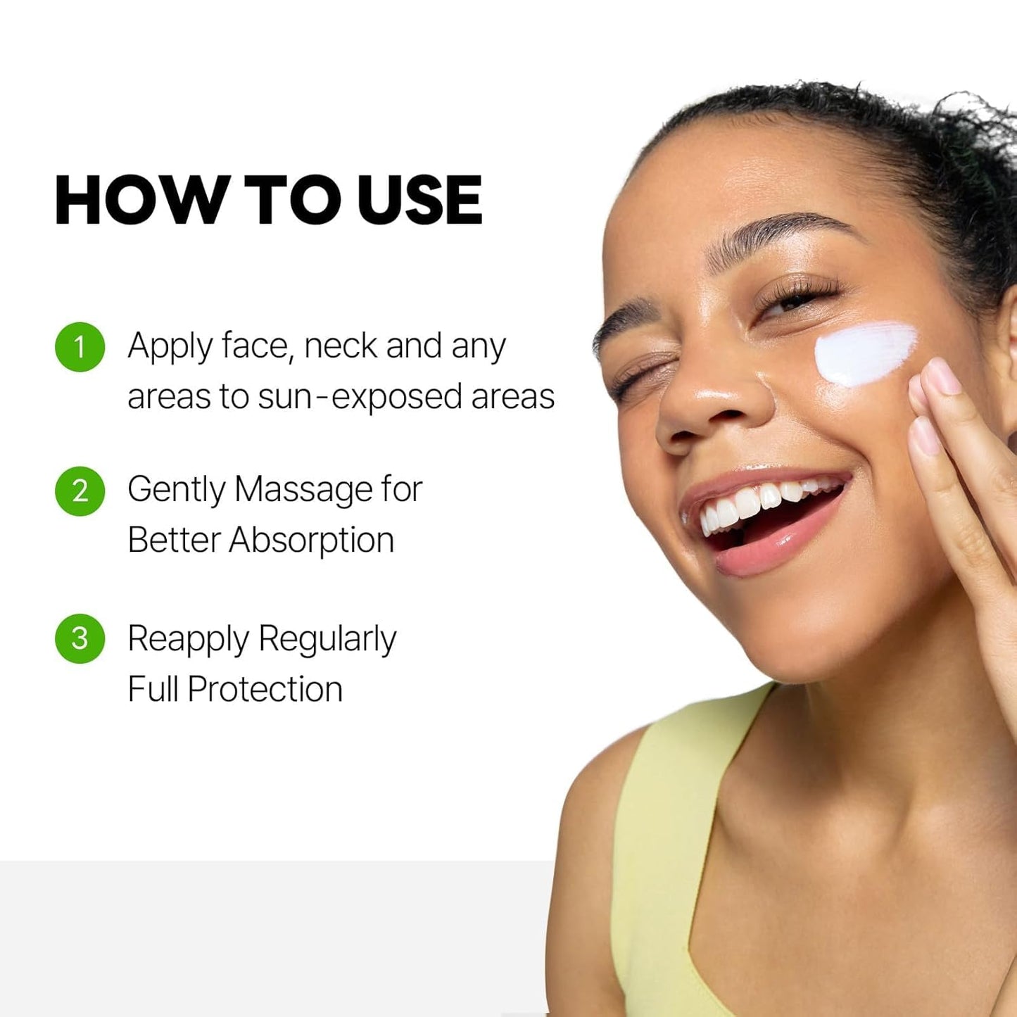 ROUND LAB Birch Juice Moisturizing UV LOCK SPF 50 sunscreen tube with white and green packaging and product label visible.