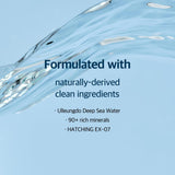 ROUND LAB 1025 Dokdo Toner bottle with clear label, 100ml size, featuring a minimalist design on a white background.