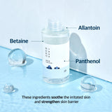 ROUND LAB 1025 Dokdo Toner in a clear 100ml bottle with a minimalist label and cap, designed for skincare and hydration.