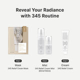 Dr. Althea 345 Relief Cream toner mist bottle with a clear spray nozzle, designed for soothing skincare.