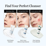 ROUND LAB 1025 Dokdo Cleanser 150ml, gentle facial cleanser in a white tube with blue and green accents, suitable for daily skincare.