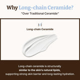 Dr.Reju-All Advanced LC-Ceramide Barrier Cream jar showing the white cream inside and product label with brand and product name.