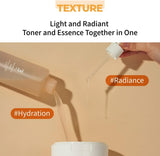Numbuzin No.3 Radiance Glowing Jumbo Essence Pads, toner pads with brightening and hydrating properties, in a resealable jar.