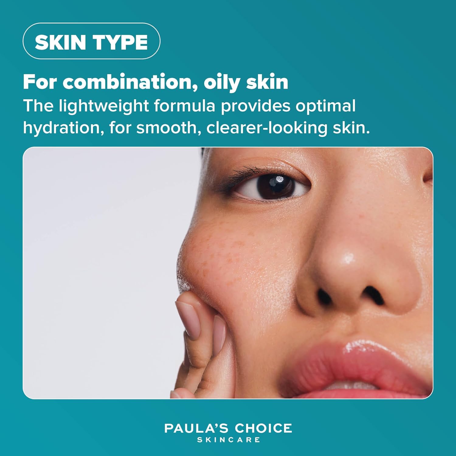 SKINZA Aula’s Choice Skin Balancing Pore-Reducing Toner in a clear bottle with a white cap and label, designed for oily skin.