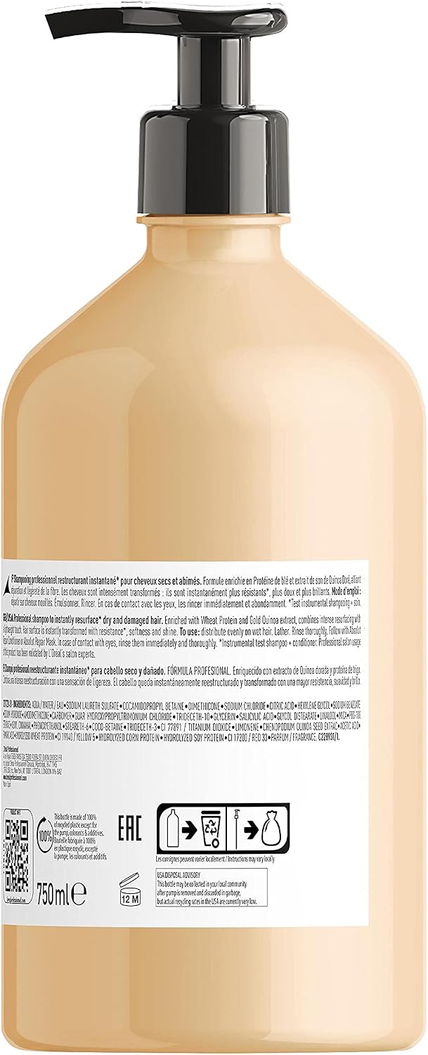 L'Oréal Professionnel Absolut Repair Shampoo with Quinoa