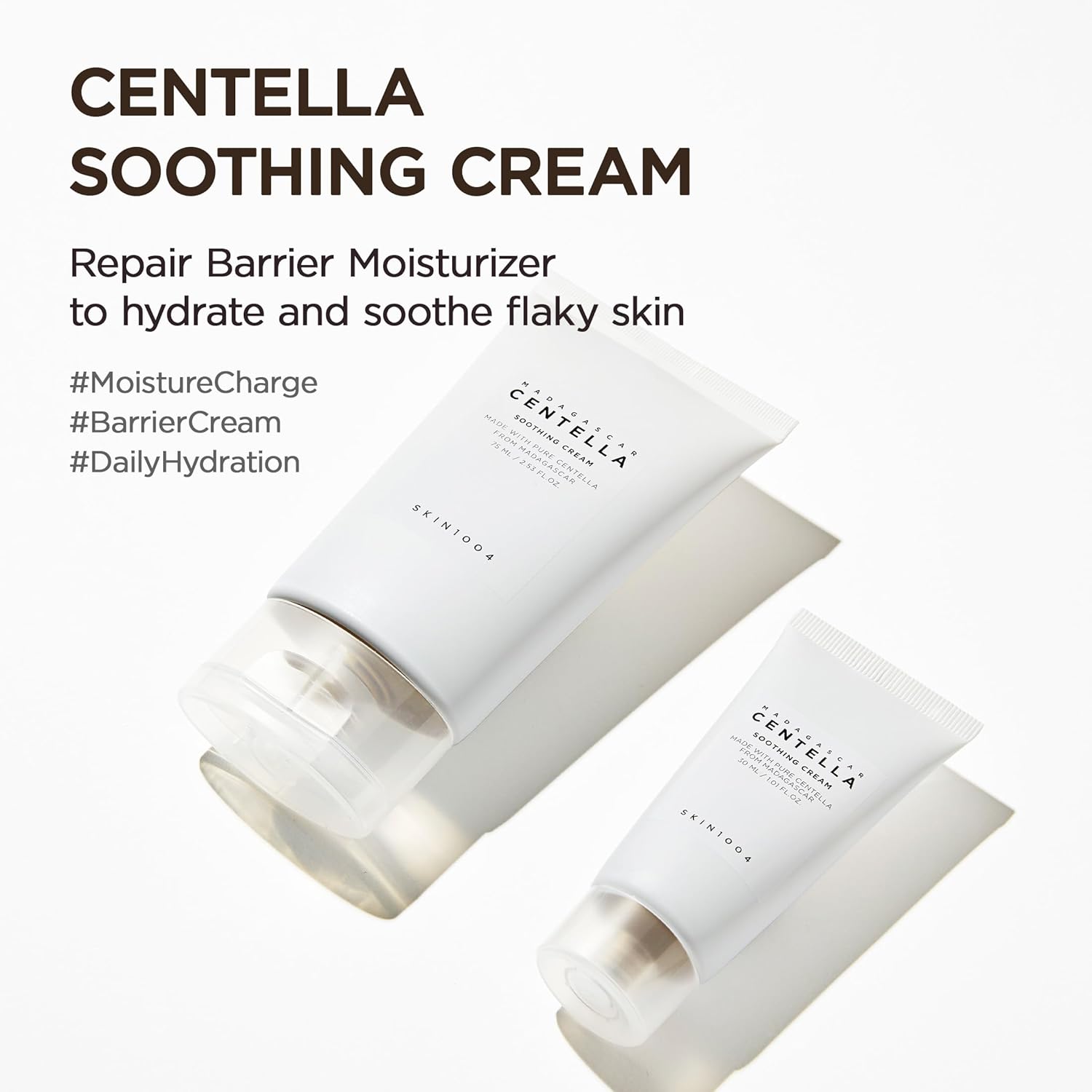 SKINZA SKIN1004 Madagascar Centella Travel Kit featuring skincare bottles and containers on a white background