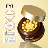 SKINZA Medicube Deep Vitamin C Golden Capsule Face Moisturizer in a jar, featuring golden capsules for brightening and hydration.