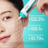 SKINZA ANUA PDRN Hyaluronic Acid 100 Moisturizing Cream jar with white lid and product label on a white background.