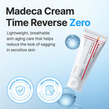 CENTELLIAN 24 Madeca Cream Time Reverse Zero jar with cream inside, skincare product from CENTELLIAN 24 for rejuvenation