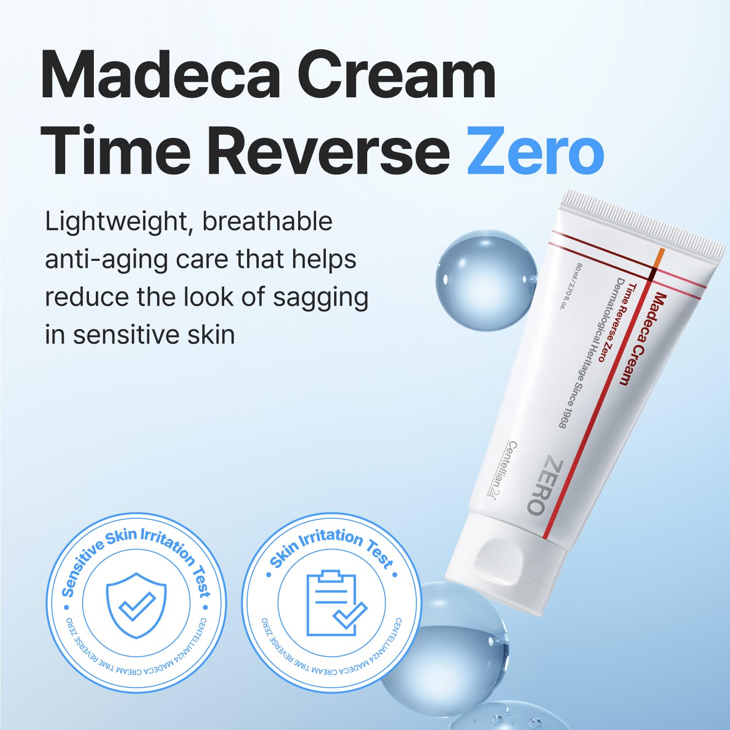 Centellian 24 Madeca Cream Time Reverse jar showing smooth, white cream in a sleek container for skincare.