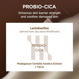 SKINZA Madagascar Centella Probio-Cica Bakuchiol Eye Cream in 20ml jar, featuring a white and green packaging design.