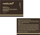SKINZA Medicube Deep Vitamin C Golden Capsule Face Moisturizer in a jar, showcasing the luxurious golden capsules for brightening skin